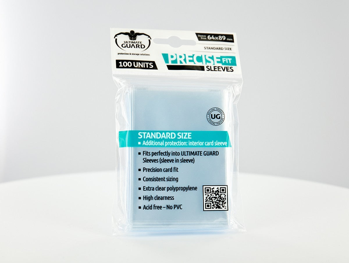 Ultimate Guard Precise-Fit Sleeves Standard Size Transparent (100)-1