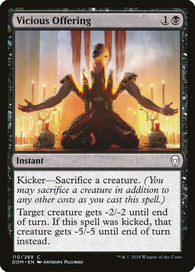 Vicious Offering [Dominaria]-1