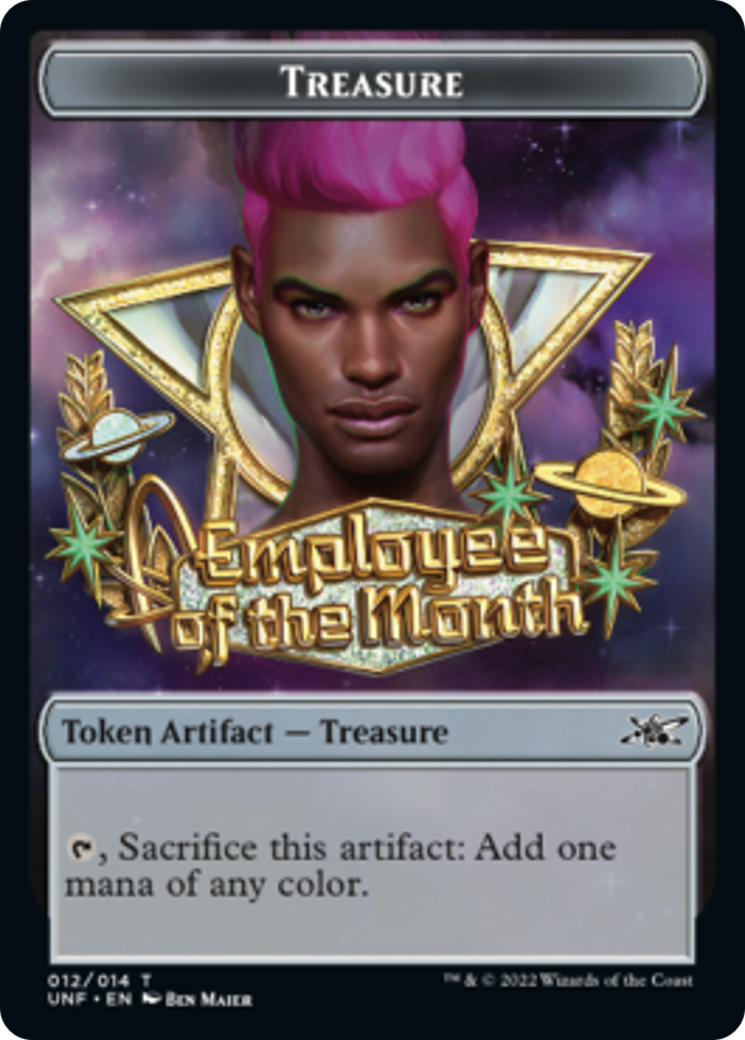 Teddy Bear // Treasure (012) Double-Sided Token [Unfinity Tokens]-2