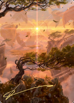 Windswept Heath Art Card (Gold-Stamped Signature) [Zendikar Rising Art Series]-1