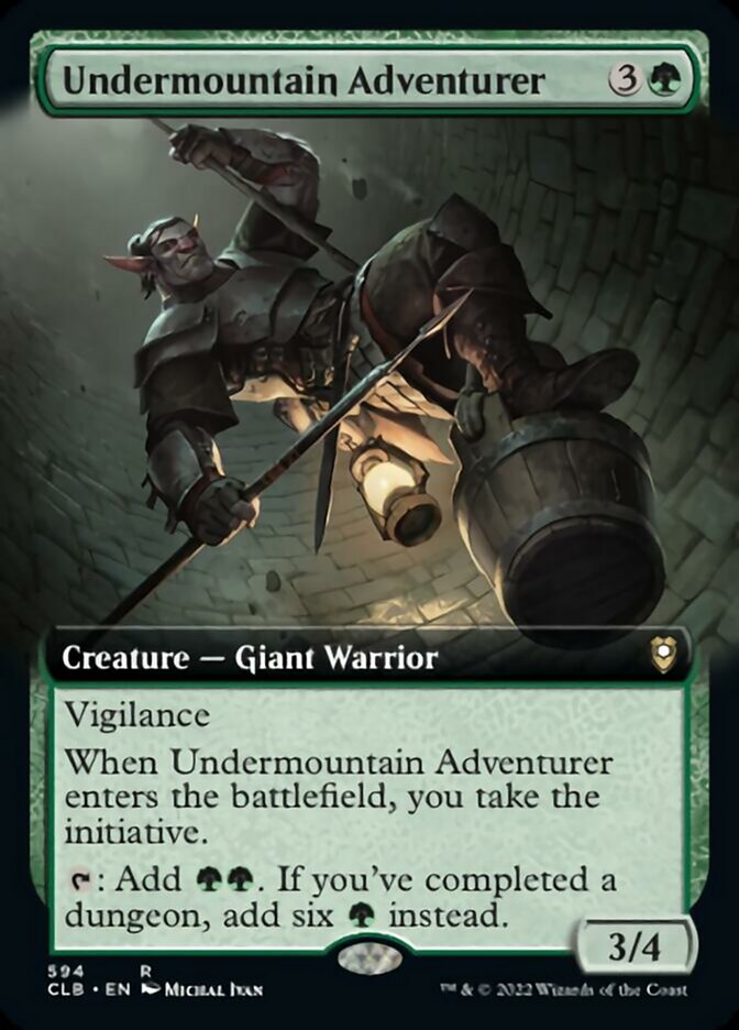 Undermountain Adventurer (Extended Art) [Commander Legends: Battle for Baldur's Gate]-1