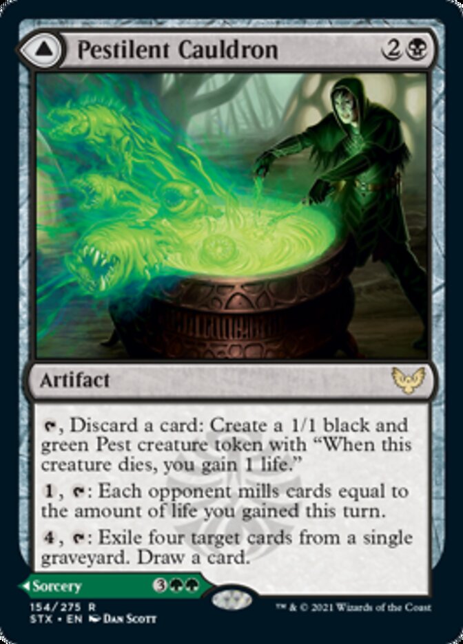 Pestilent Cauldron // Restorative Burst [Strixhaven: School of Mages]-1