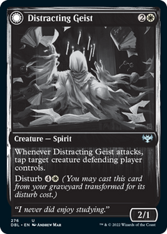Distracting Geist // Clever Distraction [Innistrad: Double Feature]-1