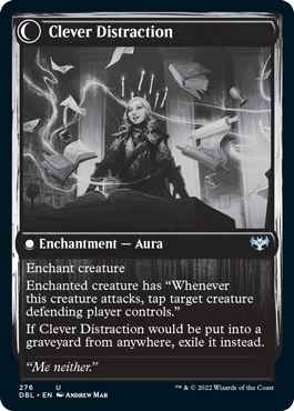 Distracting Geist // Clever Distraction [Innistrad: Double Feature]-2