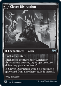 Distracting Geist // Clever Distraction [Innistrad: Double Feature]-2