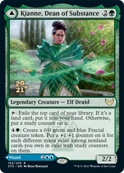 Kianne, Dean of Substance // Imbraham, Dean of Theory [Strixhaven: School of Mages Prerelease Promos]-1