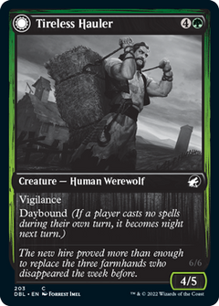 Tireless Hauler // Dire-Strain Brawler [Innistrad: Double Feature]-1