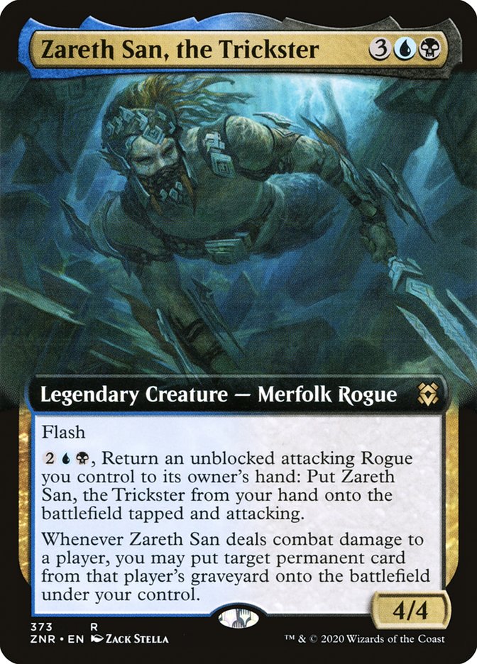 Zareth San, the Trickster (Extended Art) [Zendikar Rising]-1