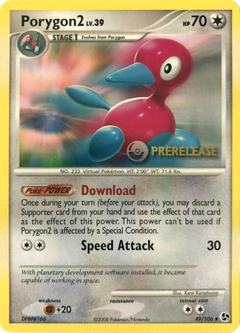 Porygon2 (49/106) (Prerelease Promo) [Diamond & Pearl: Black Star Promos]-1