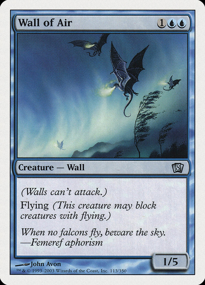 Wall of Air [Eighth Edition]-1