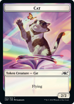 Cat // Treasure (12) Double-Sided Token [Unfinity Tokens]-1