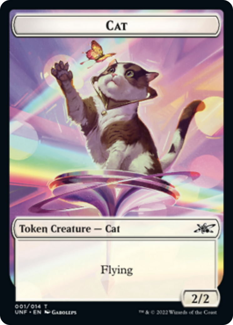 Cat // Food (11) Double-Sided Token [Unfinity Tokens]-1