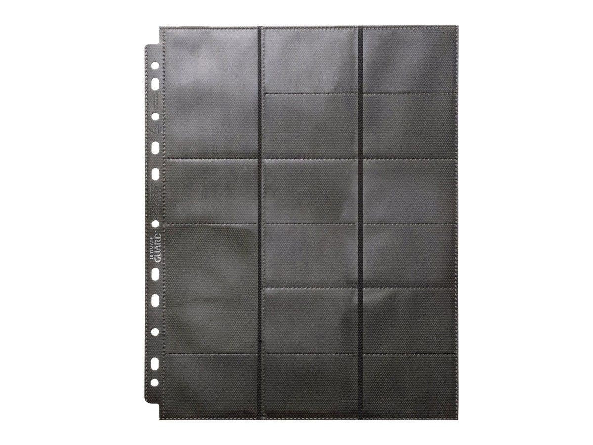 Ultimate Guard 32-Pocket Pages Standard Size & Mini American Black (10)