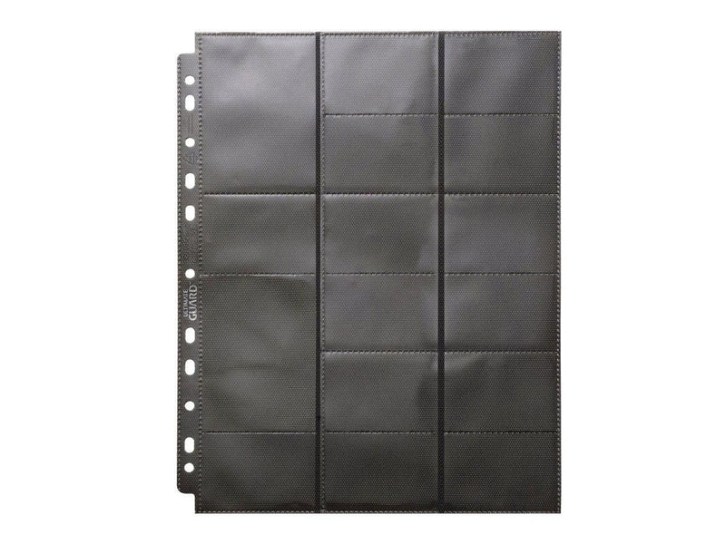 Ultimate Guard 32-Pocket Pages Standard Size & Mini American Black (10)-1