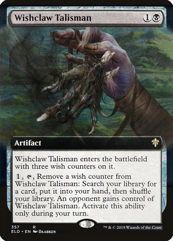 Wishclaw Talisman (Extended Art) [Throne of Eldraine]-1