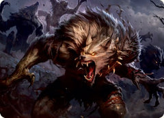 Village Reavers Art Card [Innistrad: Midnight Hunt Art Series]-1