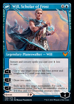 Rowan, Scholar of Sparks // Will, Scholar of Frost [Strixhaven: School of Mages]-2