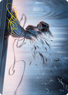 Fading Hope Art Card (Gold-Stamped Signature) [Innistrad: Midnight Hunt Art Series]-1