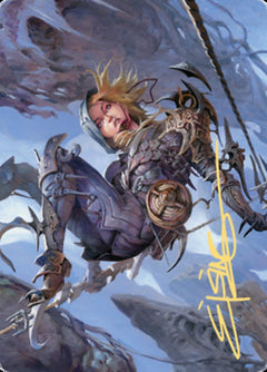 Blackbloom Rogue Art Card (Gold-Stamped Signature) [Zendikar Rising Art Series]-1