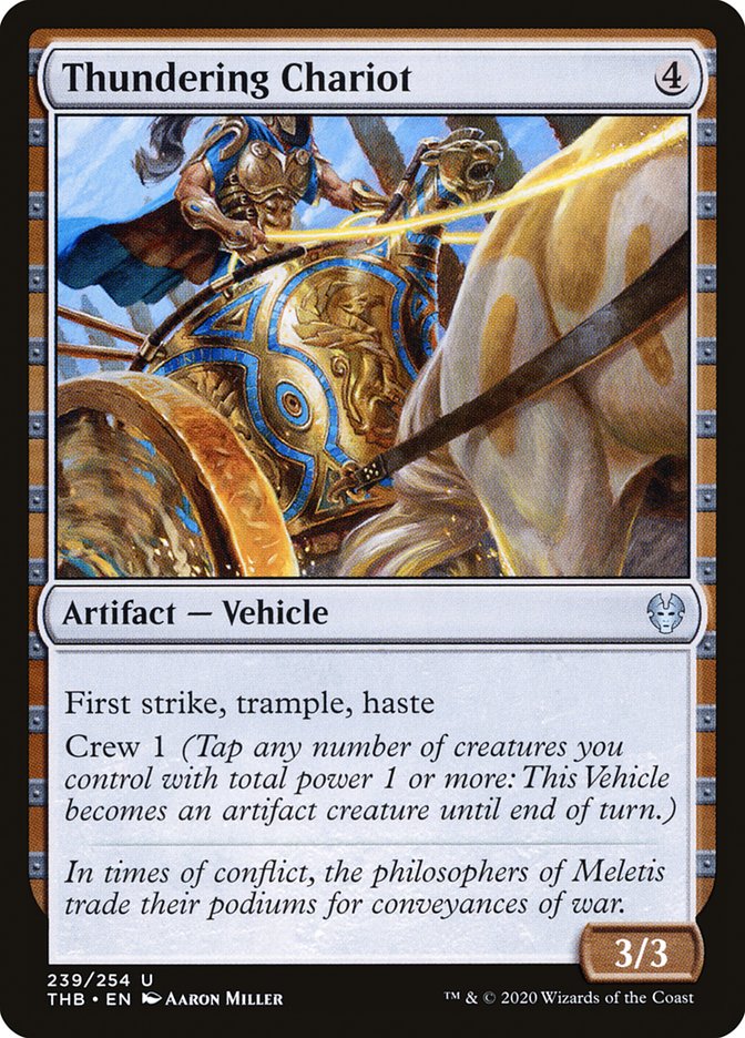 Thundering Chariot [Theros Beyond Death]-1