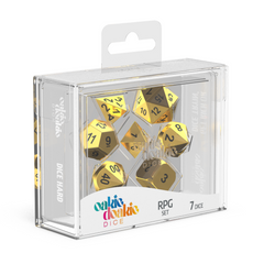 Oakie Doakie Dice RPG Set Metal Dice - Aurym (7)-1