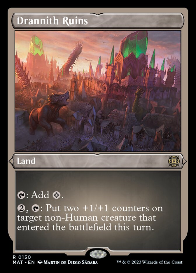 Drannith Ruins (Foil Etched) [March of the Machine: The Aftermath]-1