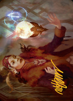Misfortune Teller Art Card (Gold-Stamped Signature) [Streets of New Capenna Art Series]-1