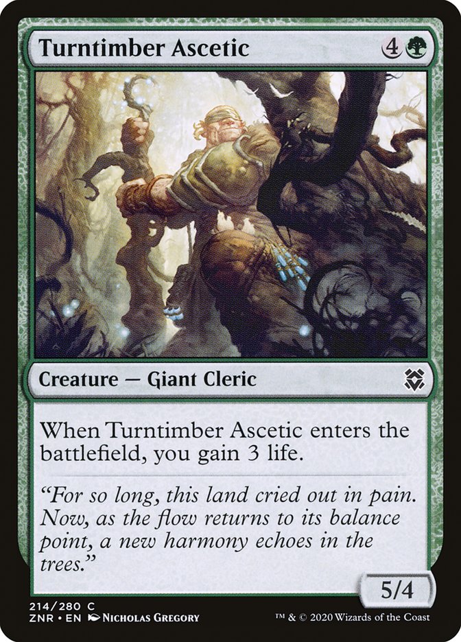 Turntimber Ascetic [Zendikar Rising]-1
