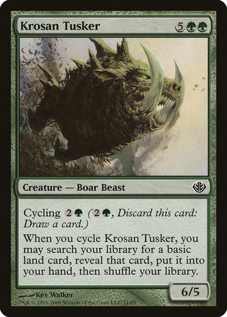 Krosan Tusker [Duel Decks: Garruk vs. Liliana]-1