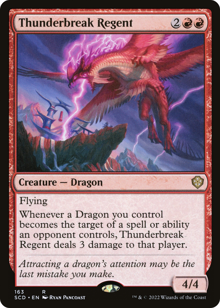 Thunderbreak Regent [Starter Commander Decks]-1