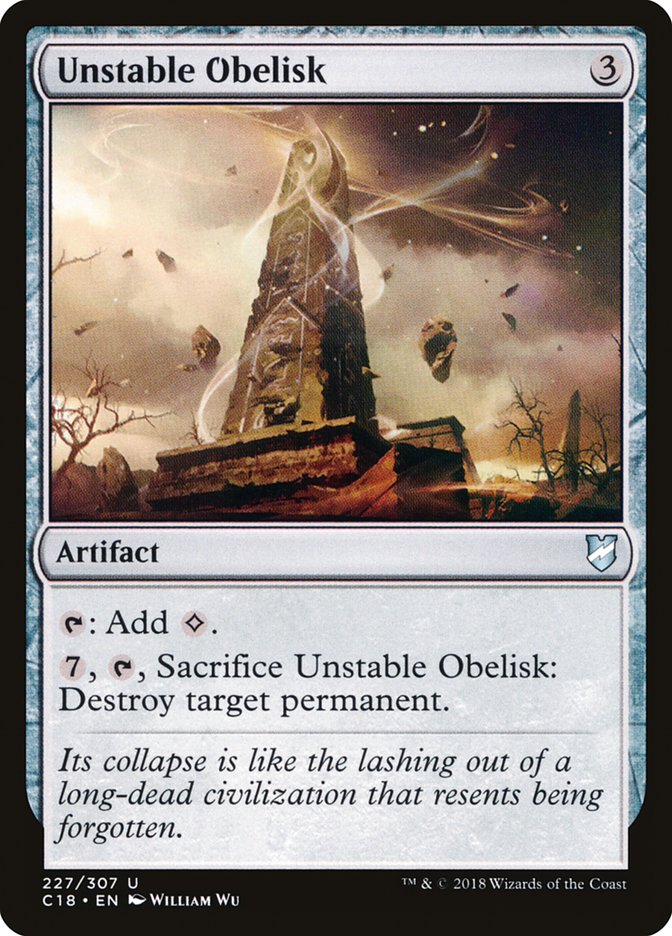 Unstable Obelisk [Commander 2018]-1