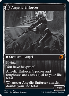 Enduring Angel // Angelic Enforcer [Innistrad: Double Feature]-2