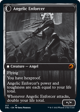 Enduring Angel // Angelic Enforcer [Innistrad: Double Feature]-2