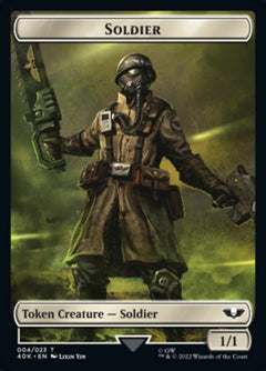 Soldier (004) // Vanguard Suppressor Double-Sided Token [Warhammer 40,000 Tokens]-1