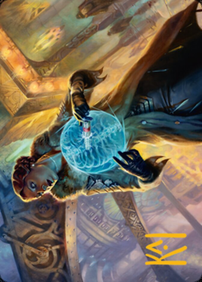 Writ of Return Art Card (Gold-Stamped Signature) [Streets of New Capenna Art Series]-1