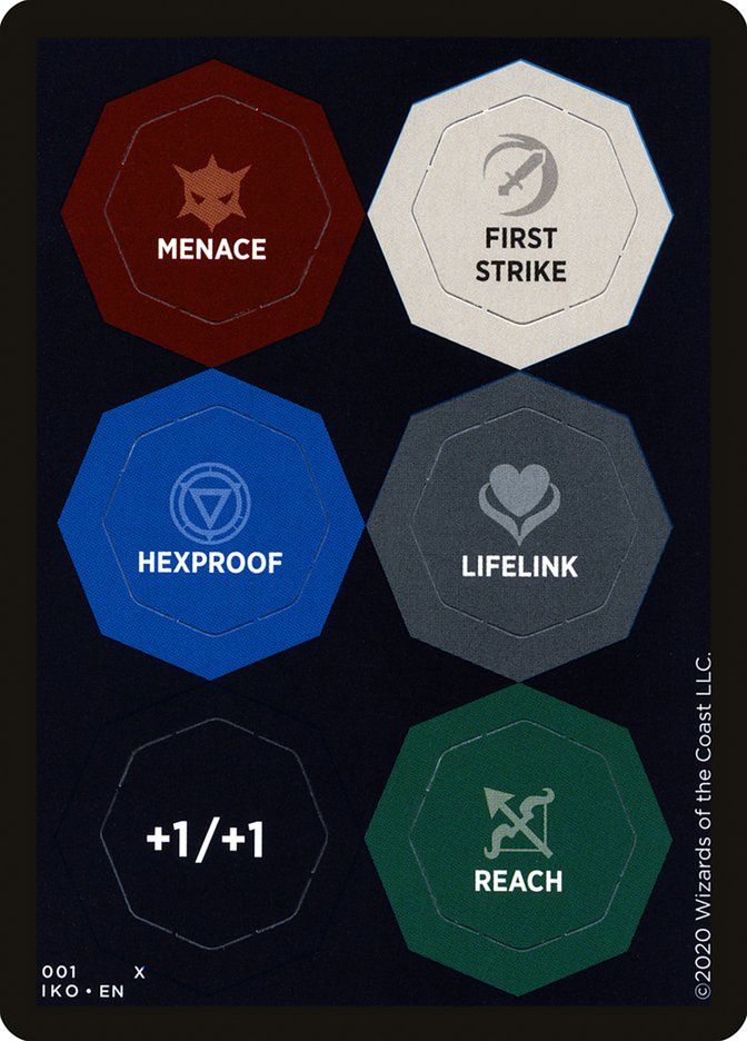 Punch Card Token (001 // 002) [Ikoria: Lair of Behemoths Tokens]-1