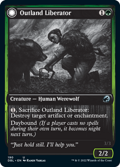 Outland Liberator // Frenzied Trapbreaker [Innistrad: Double Feature]-1