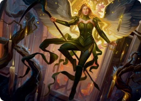 Sigarda, Champion of Light Art Card [Innistrad: Midnight Hunt Art Series]-1