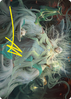 Galadriel, Gift-Giver Art Card (Gold-Stamped Signature) [The Lord of the Rings: Tales of Middle-earth Art Series]-1