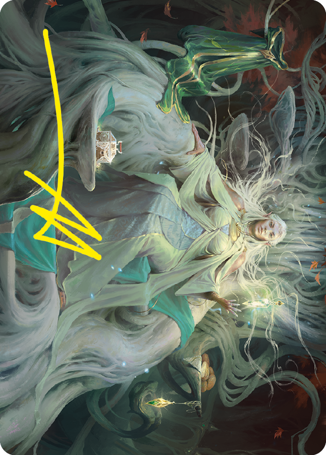 Galadriel, Gift-Giver Art Card (Gold-Stamped Signature) [The Lord of the Rings: Tales of Middle-earth Art Series]-1