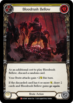 Bloodrush Bellow [U-WTR007] (Welcome to Rathe Unlimited)  Unlimited Rainbow Foil-1