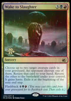Wake to Slaughter [Innistrad: Midnight Hunt Prerelease Promos]-1