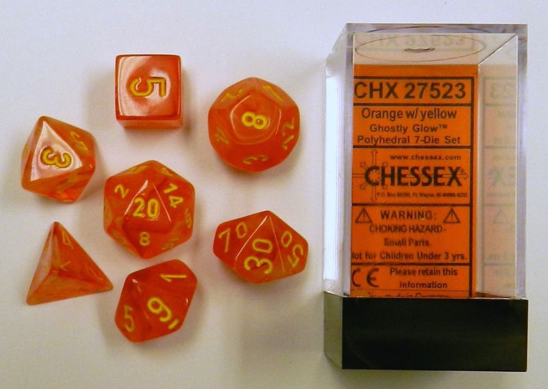 CHX 27523 Ghostly Glow Orange/Yellow 7-Die Set-1