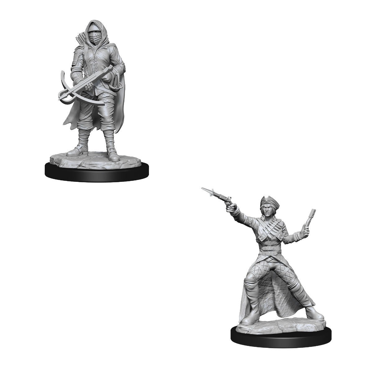 WizKids Deep Cuts Unpainted Miniatures Bounty Hunter & Outlaw-1