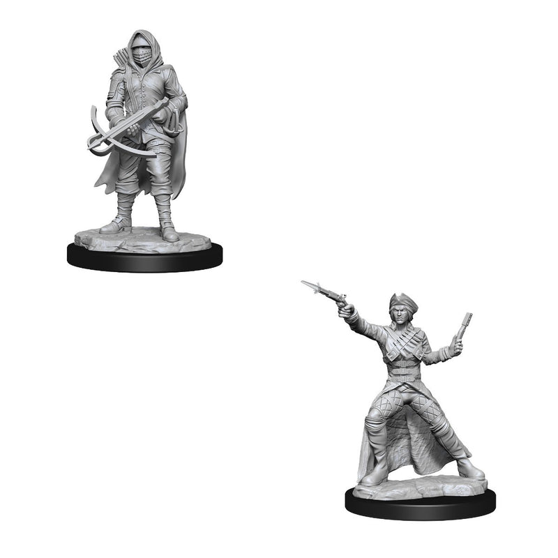 WizKids Deep Cuts Unpainted Miniatures Bounty Hunter & Outlaw-1