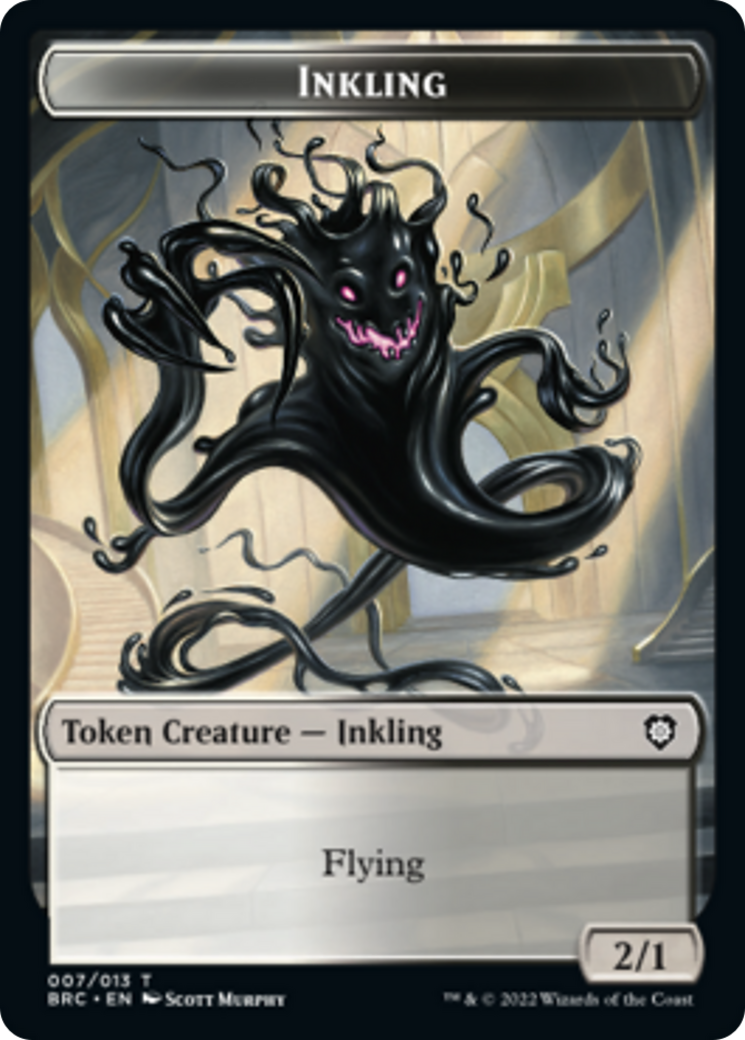Copy // Inkling Double-Sided Token [The Brothers' War Commander Tokens]-2