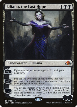 Liliana, the Last Hope [Eldritch Moon]-1
