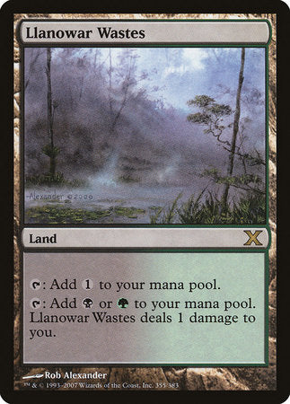 Llanowar Wastes [Tenth Edition]-1