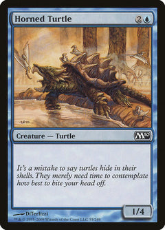 Horned Turtle [Magic 2010]-1