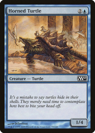 Horned Turtle [Magic 2010]-1